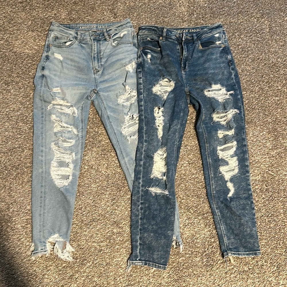 american eagle mom jeans